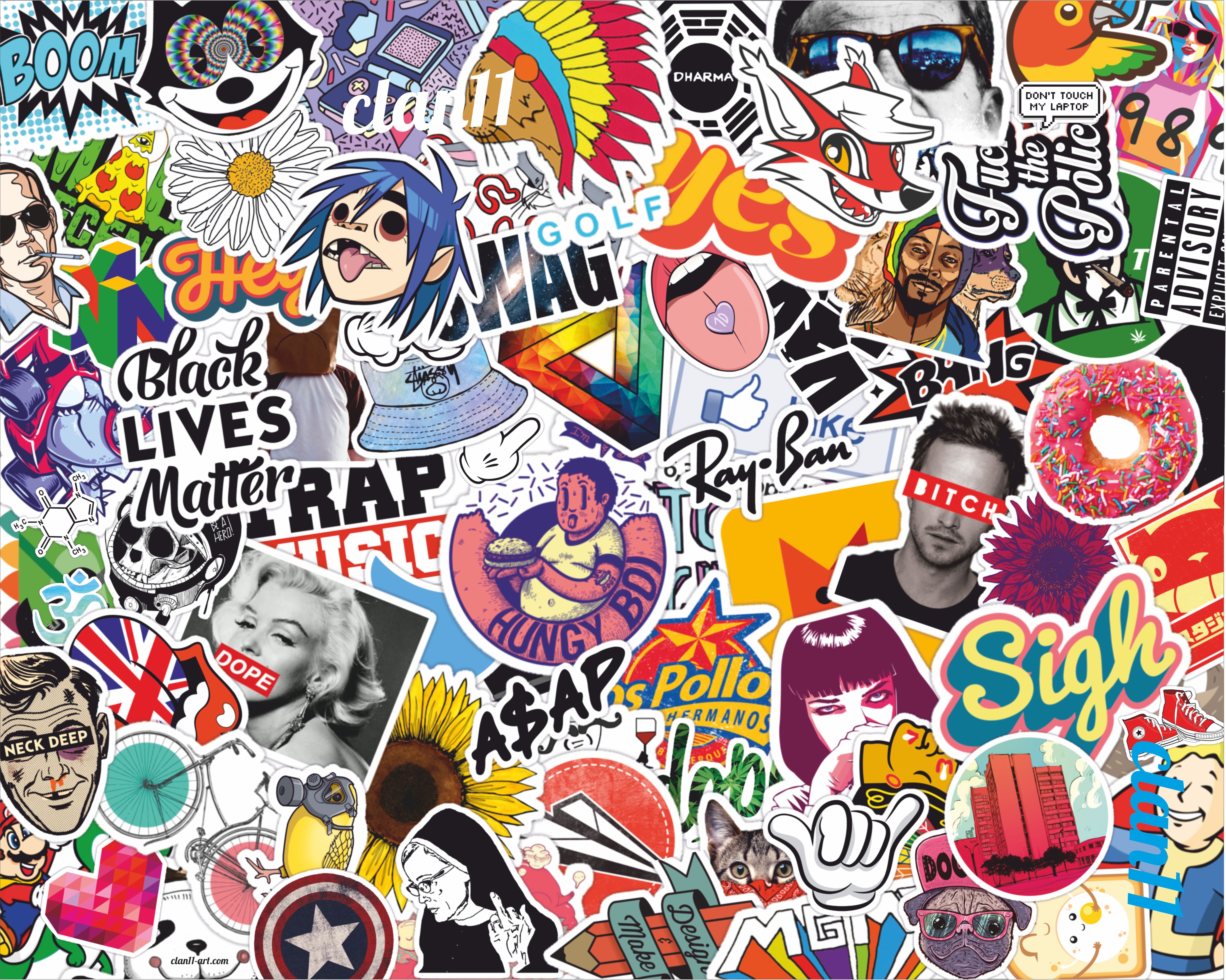 StickerBomb beatch
