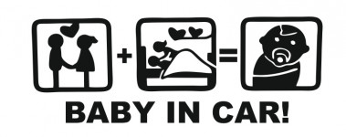 baby on car