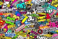 HOONIGAN sticker bomb